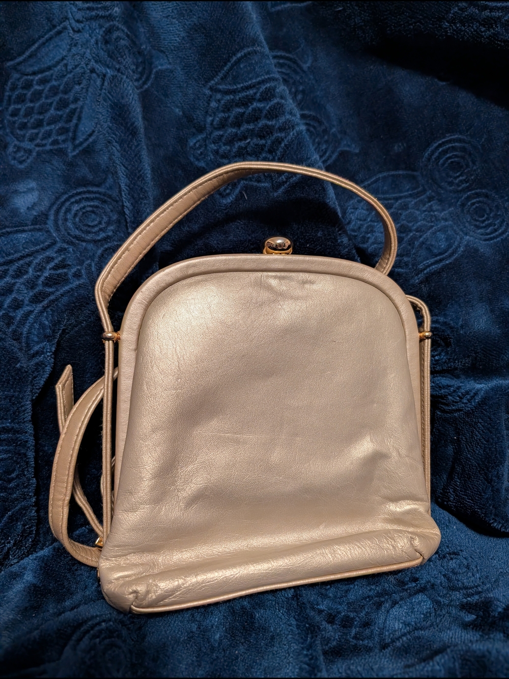 Naturalizer Cream Mini Top-Handle Crossbody Bag